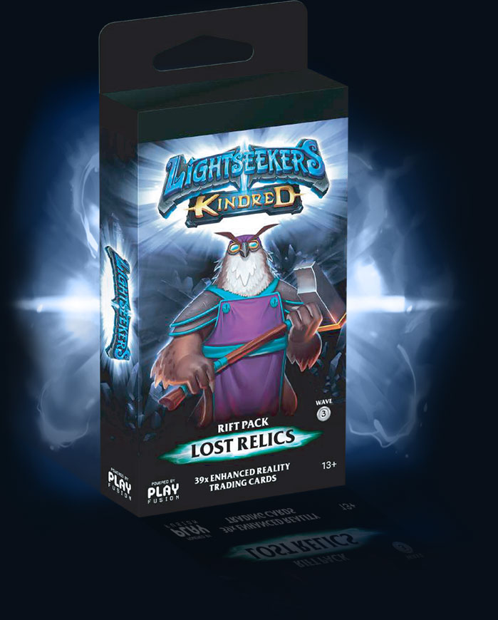 Play Fusion Lightseekers TCG Kindred Rift Pack Lost Relics NEW
